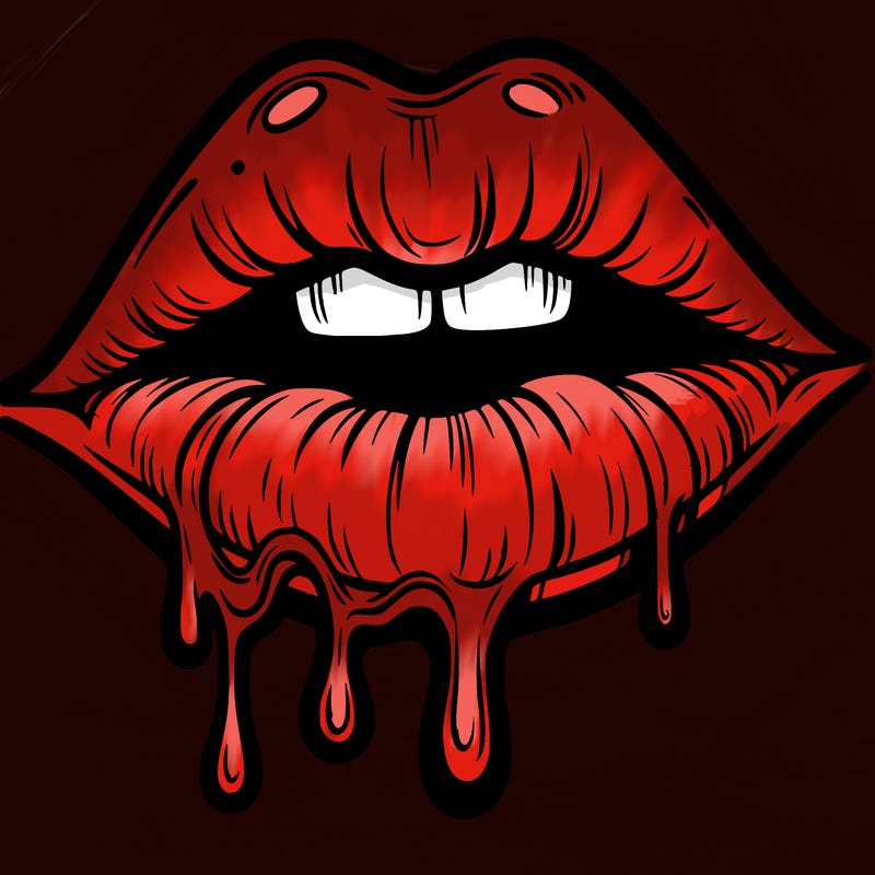 lips that look realistic and drip