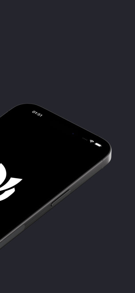 IBAN | Swift Wallet Account - Smartphone che mostra l'interfaccia dell'app IBAN Swift Wallet su sfondo scuro