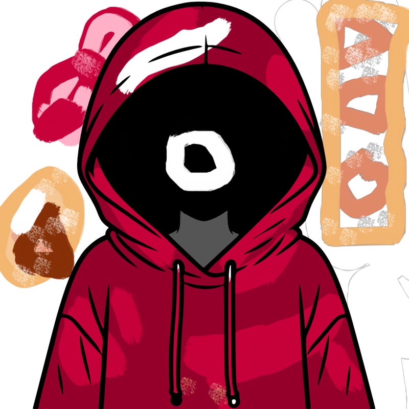 faceless girl in hoodie