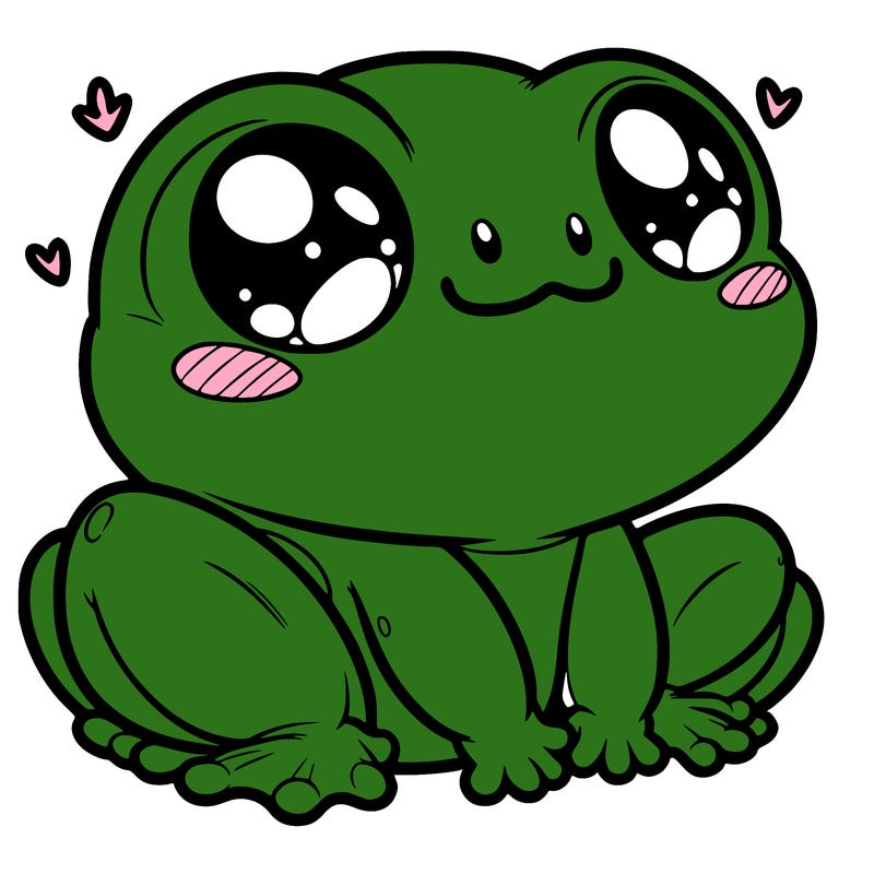 cute frog person realistic