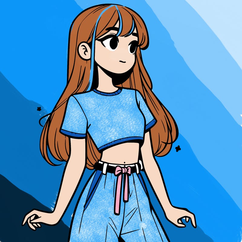 girl in a cute crop top