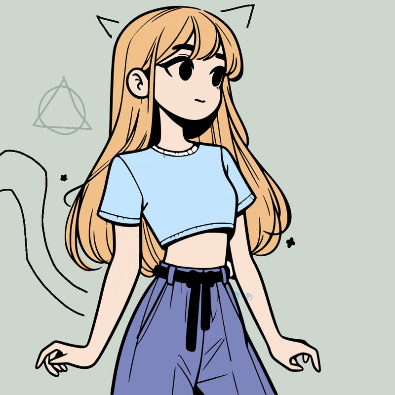 girl in a cute crop top