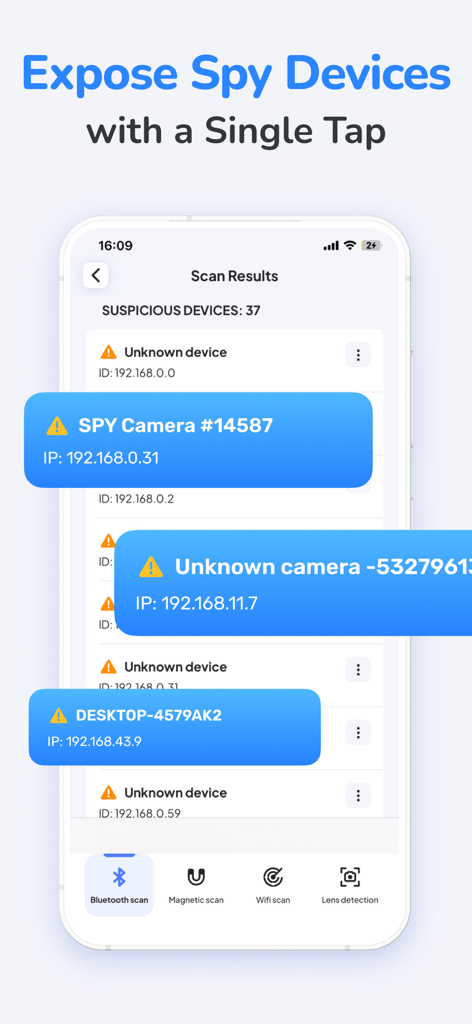 Hidden Camera Scanner Detector - Utilities App | MWM