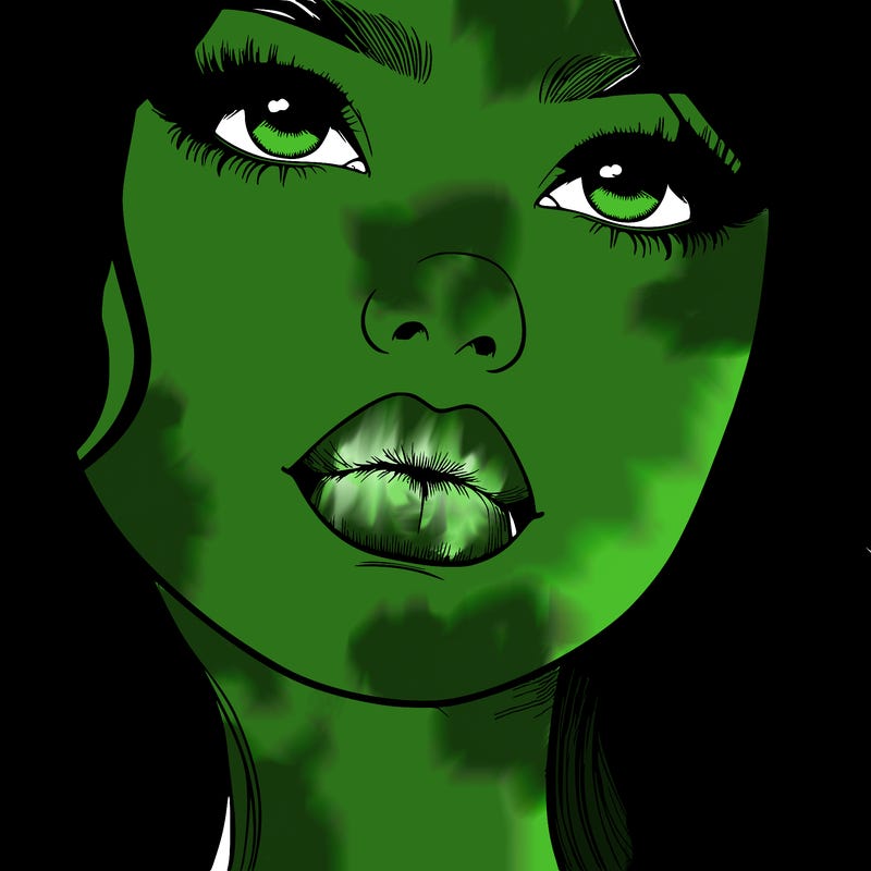 really realistic girl with lips