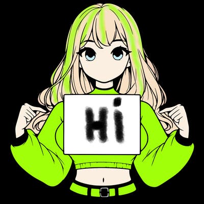 girl holding a blank sign in a long sleeve crop top