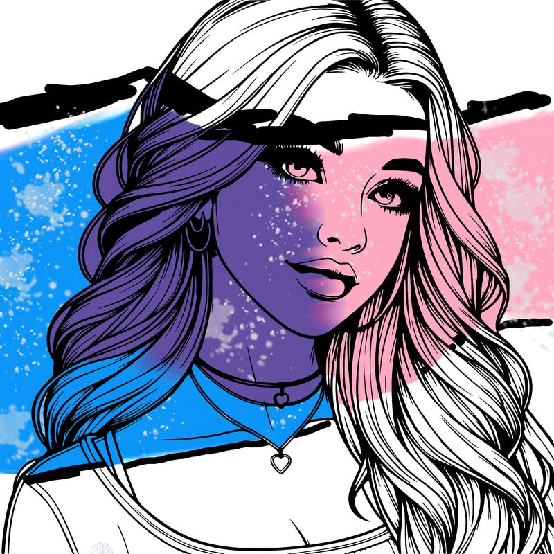 detailed realistic girl