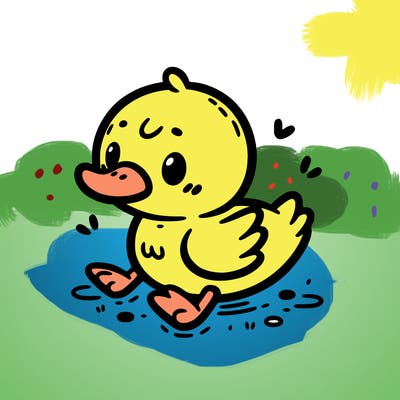 cute duck