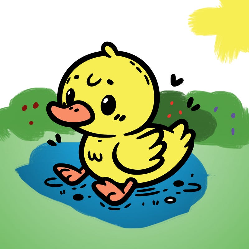 cute duck