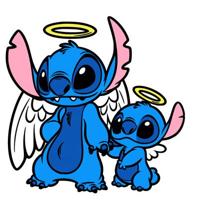 stitch and angel