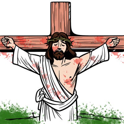 jesus on the cross