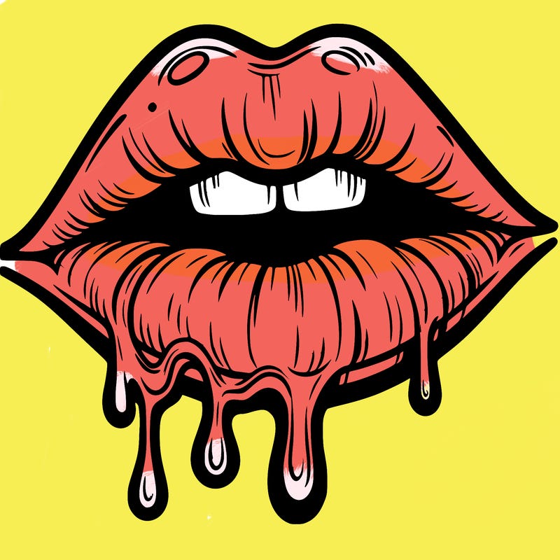 lips that look realistic and drip