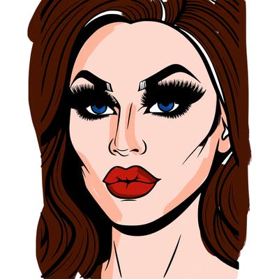 realistic drag queen
