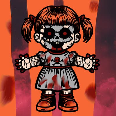scary doll