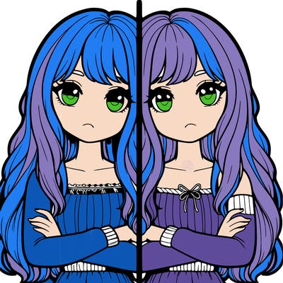 realistic girls split