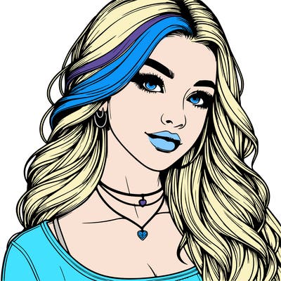 detailed realistic girl