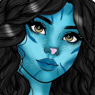 beautiful realistic girl close up to the camera with wavy hair,