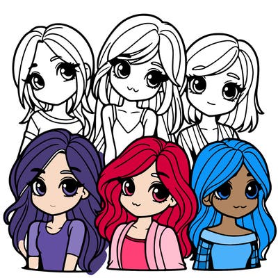 5 girls