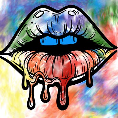 lips that look realistic and drip