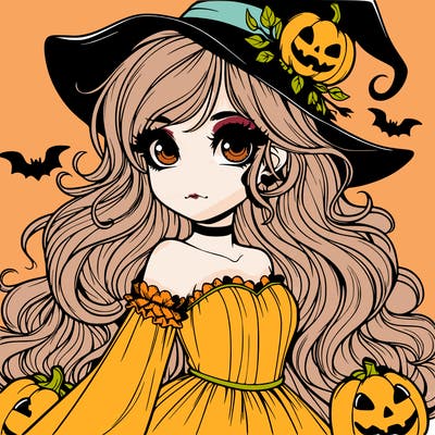 realistic girl halloween