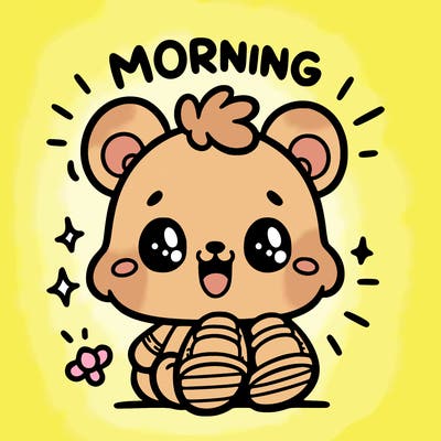 cute morning