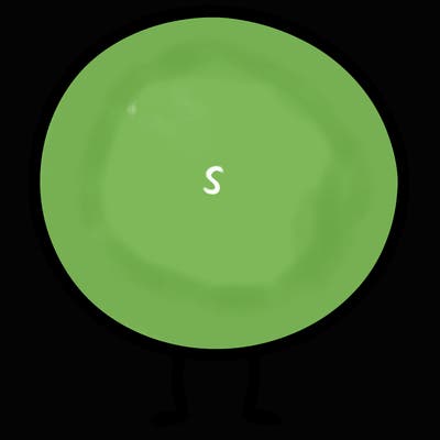 a plain circle with nothing else