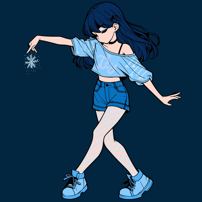 realistic girl danceing