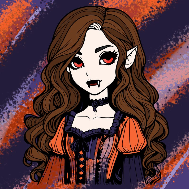 realistic vampire girl