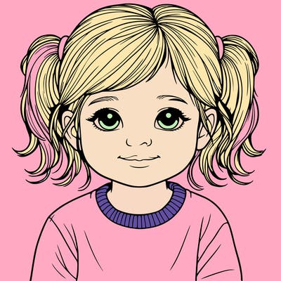 a realistic toddler girl