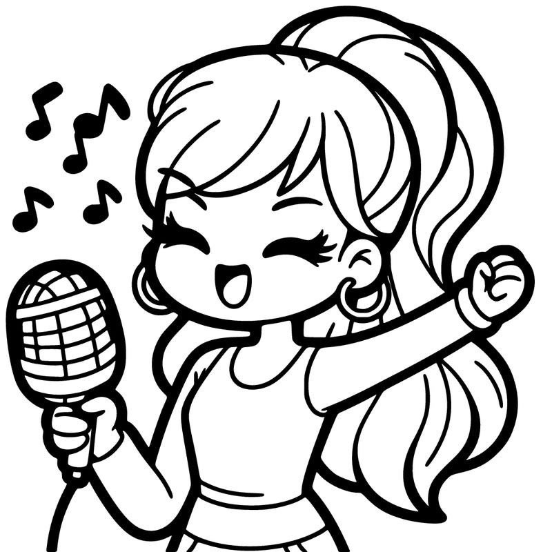 katy perry singing with a microphone in the air