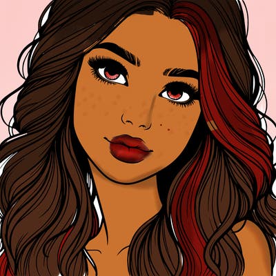 beautiful realistic girl