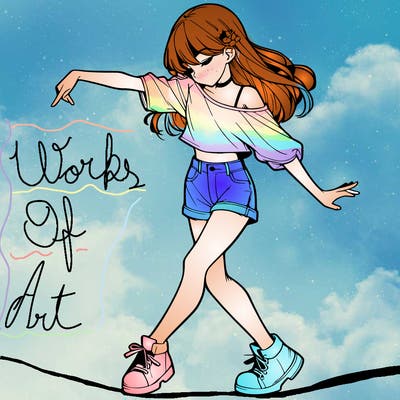 realistic girl danceing