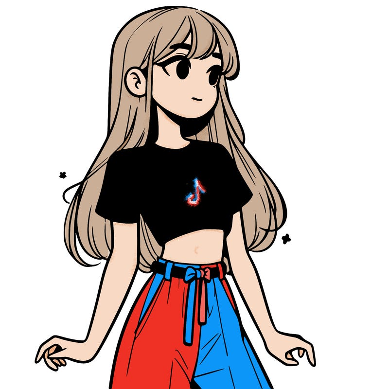 girl in a cute crop top