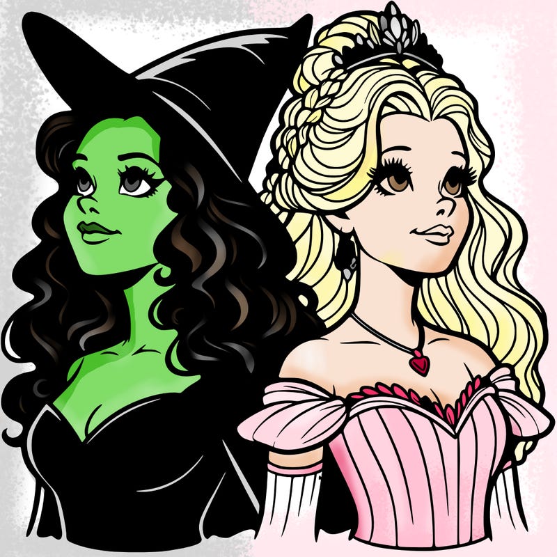 'elphaba and glinda (realistic)
