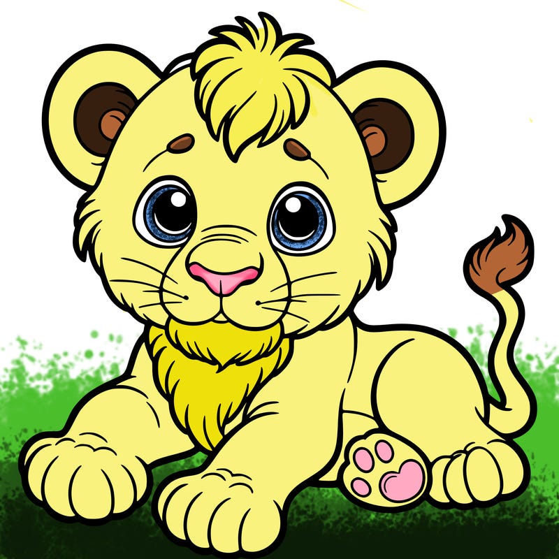 lion cub