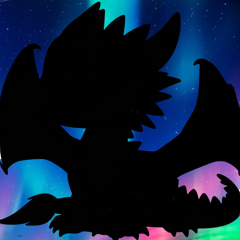 fierce baby night dragon