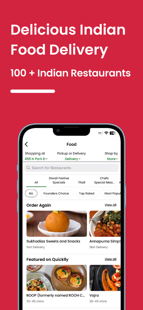 Quicklly - Food & Drink App | MWM