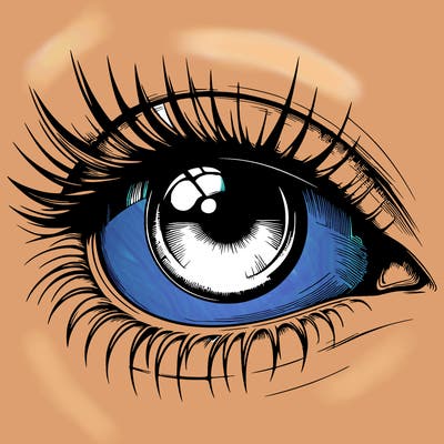 realistic eye