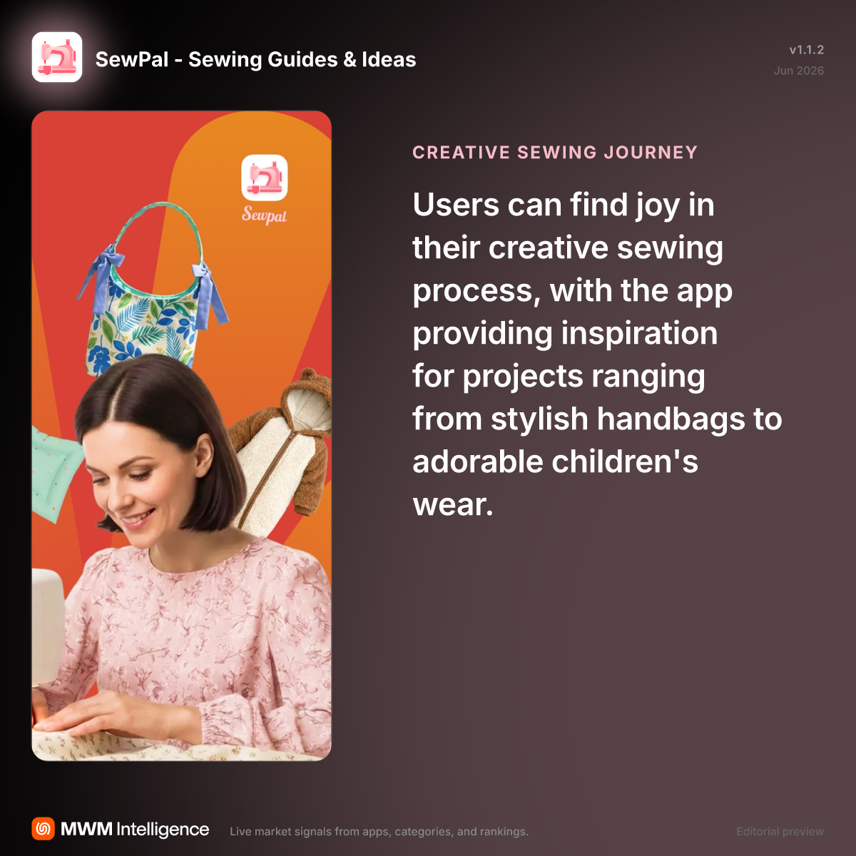 Sewpal: Sewing Pattern & Guide - Reference App | MWM