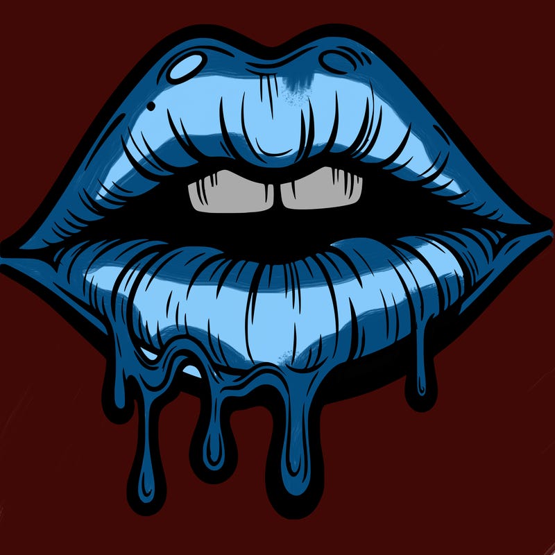 lips that look realistic and drip