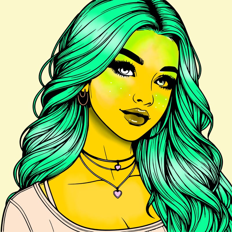 detailed realistic girl