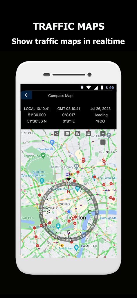 Compass Maps - Digital Compass - Utilities App | MWM