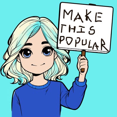 realistic girl holding up a sign