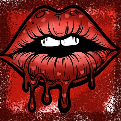 lips that look realistic and drip