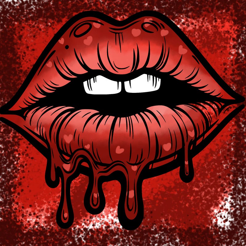 lips that look realistic and drip