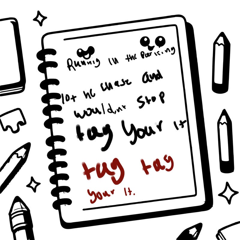 blank notebook lines