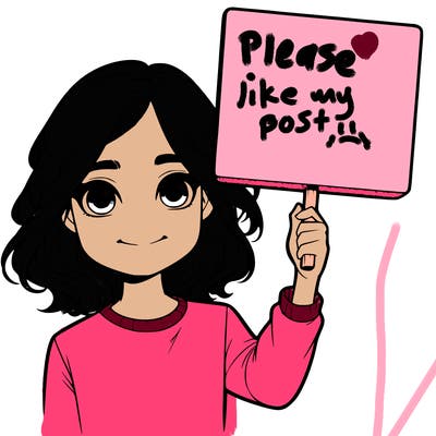 realistic girl holding up a sign
