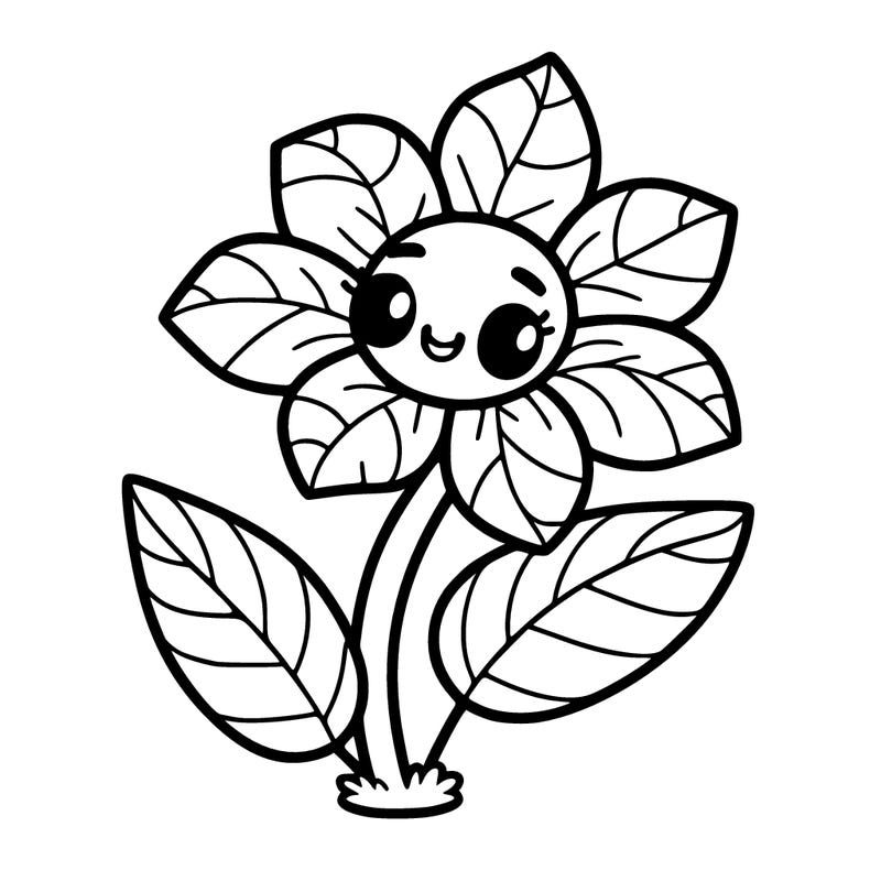 living flower with a face