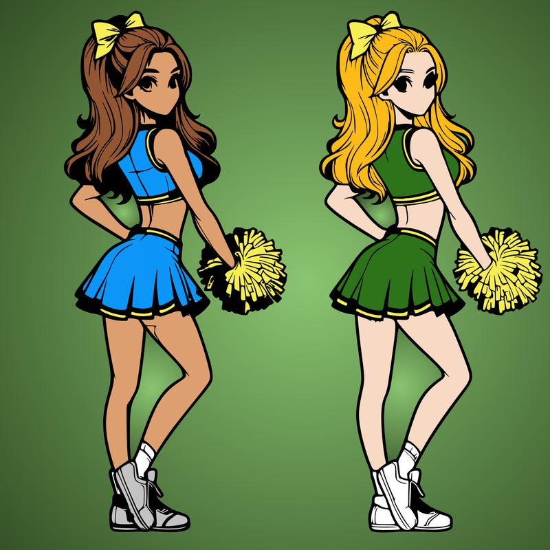 realistic cheerleader