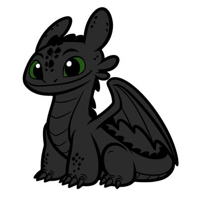toothless the dragon