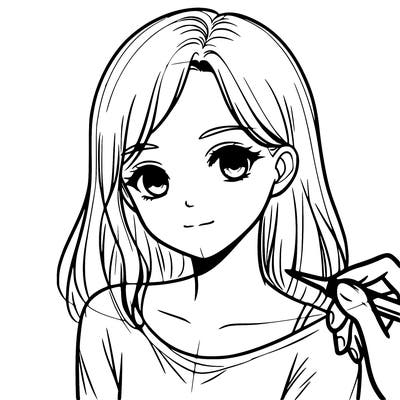 draw a realistic girl